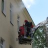 Ćwiczenia ratownicze z zakresu bezpieczeństwa przeciwpożarowego.